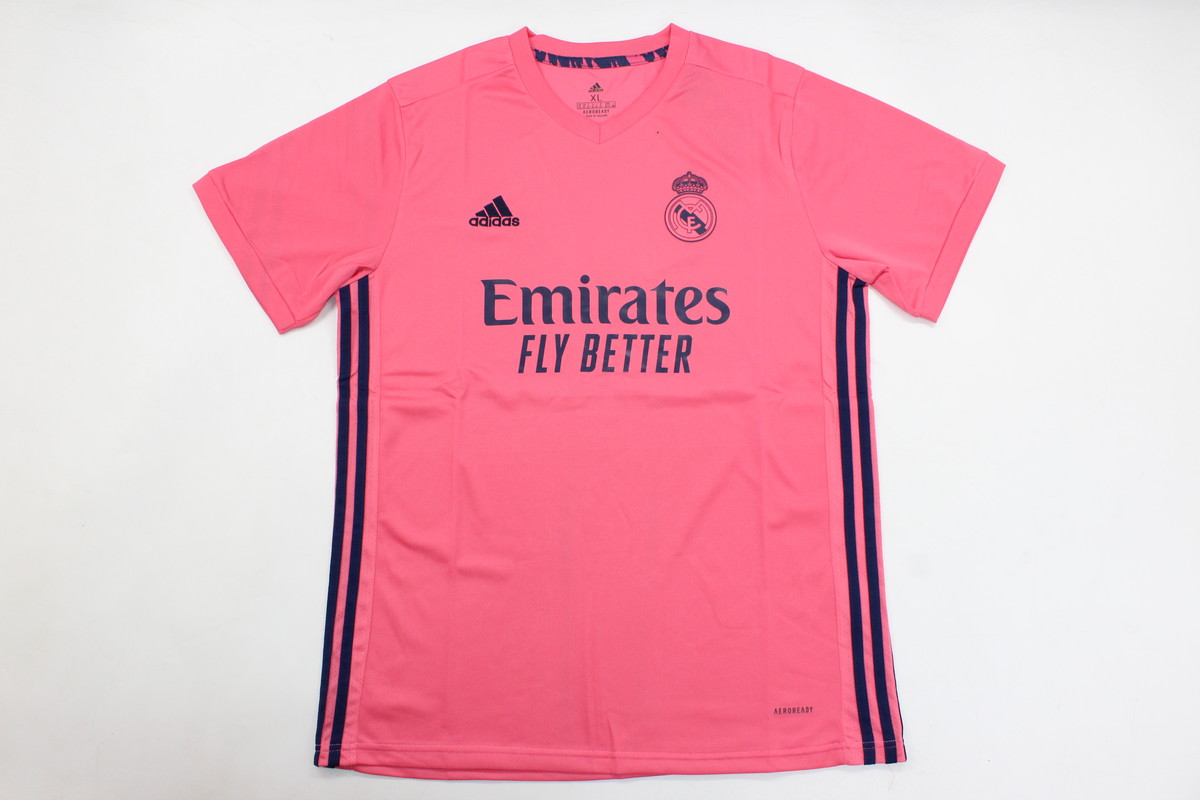 AAA Quality Real Madrid 20/21 Away Pink Soccer Jersey